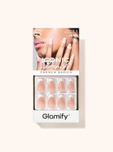 ABNY ICONIC FRENCH GLAMIFY 24 PRESS-ON NAILS COFFIN MEDIUM #NTIF12 - $4.99