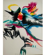 Marisol Escobar Blackbird Love Hand Signed Limited Ed. Lithograph Abstra... - $17,788.11 MXN