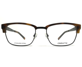 Claiborne Eyeglasses Frames CB247 WR9 Black Matte Brown Tortoise 53-18-145 - £36.81 GBP