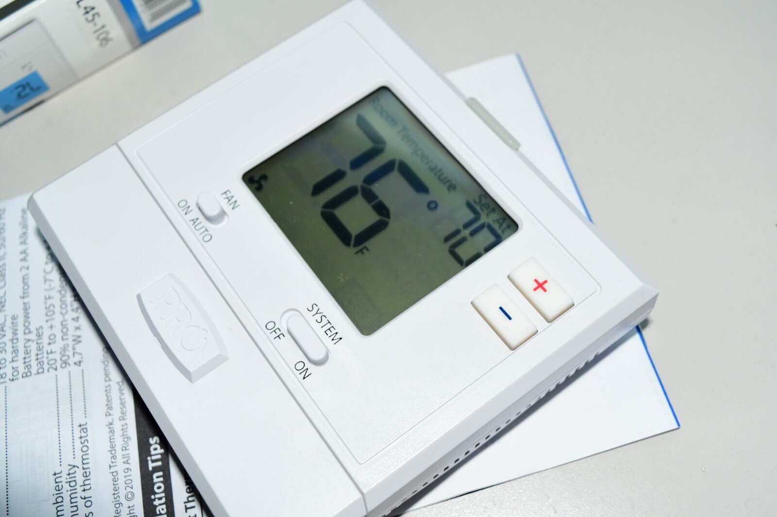 Pro1 IAQ T771 Non-Programmable Heat Only or Cool Only Thermostat Brand New w3c4 Item image 2