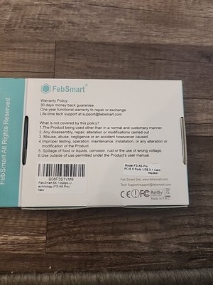 FebSmart 5 port 10 GB USB3.1 Gen2 Card Item image 2