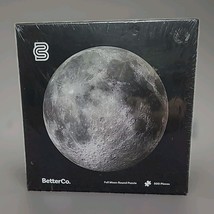 Full Moon Round Jigsaw Puzzle 500 Pcs. BetterCo Astronomy Space NEW &amp; SE... - $19.47