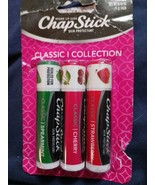 ChapStick Classic Spearmint, Cherry and Strawberry Lip Balm Tubes Variet... - $9.49 CAD