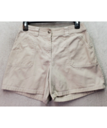 Talbots Chino Shorts Girls Size 16 Tan Solid 100% Cotton Slash Pocket Fl... - £14.57 GBP
