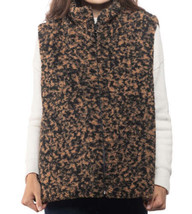 allbrand365 designer Womens Animal Print Faux Fur Vest Size Small/Medium... - $64.10