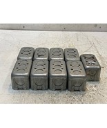 9 Quantity of Steel 1-Gang Utility Boxes 4&quot; x 2-1/8&quot; x 2-1/8&quot; (9 Quantity) - $49.63 CAD