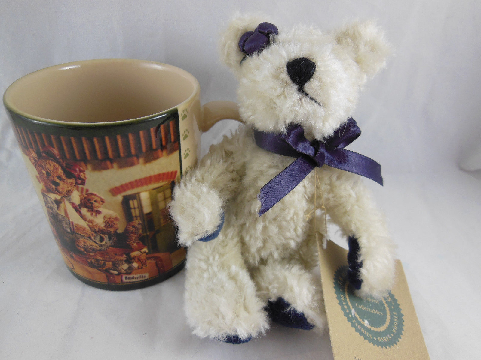 Boyd's Bears & Friends Cup Mug Vintage 1995 A Journey Begins with a Single Step - $14.84