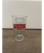 Early Teal Text Karl Strauss Brewing Company Beer Pint Glass San Diego’s... - €21,55 EUR