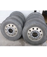(6) Michelin X Line Energy D 11R22.5 Tires on (8) Alcoa 883677 8.25 22.5 Wheels - $2,116.64