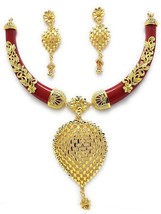 Indian Bollywood Traditional necklace set and fashion jewellery set a399 - £33.14 GBP