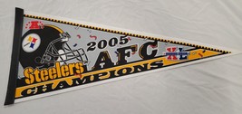 Pittsburgh Steelers 2005 AFC Champions Super Bowl XL 12x30 Pennant - £15.81 GBP