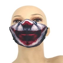 Scary Mask 1 Washable Cloth Mouth Cover Design Cartoon Reusable Halloween - $6.82