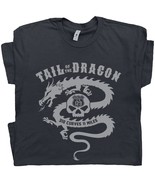 Motorcycle T Shirt Tail Of The Dragon T Shirt Cool Biker Sign Harley Ind... - £15.71 GBP