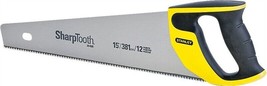 NEW Stanley TOOLS 20-526 15-Inch 12-Point / Inch SharpTooth HAND Saw 1493865 - $42.99
