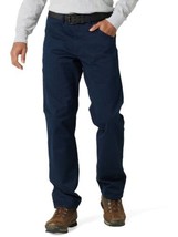 Wrangler Men&#39;s Workwear Relaxed Pants Dark Blue, Size 40X32, NEW - £18.07 GBP