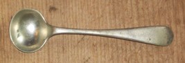 Old Silver Plate Salt Condiment Spoon Jmc&amp;S James Mccay Edinburgh Scotland 1780 - £42.44 GBP