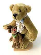 Little Gem Teddy Bears Hansel &amp; Rudi Miniature Hand Stitched Plush Collectibles - $43.53