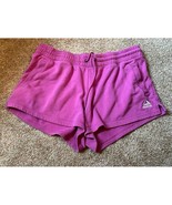 Reebok Pink Athletic Workout Running Shorts Elastic Waist Drawstring XL - $589.21 MXN