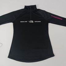 The North Face A7ZHZ Women's Black 1/4-Zip Pullover Long Sleeve T-Shirt Size M image 11