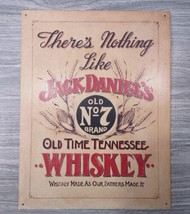 Jack Daniels Tin Metal Sign Nothing Like Jack Daniels ~ Bar ~ Whiskey ~ USA 1999 - £7.14 GBP