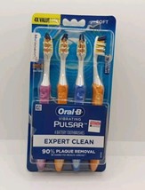 Oral-B Vibrating Pulsar Expert Clean Battery Powered Toothbrush Damaged ... - $15.99