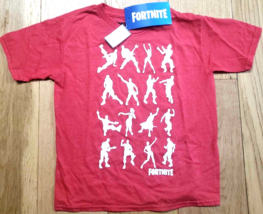 Boys Fortnite Red T-Shirt Top Loot Llama Ninja Cool Epic Games L 10-12 New - £9.31 GBP