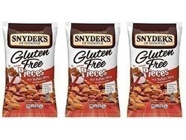 Snyder&#39;s of Hanover Gluten Free Hot Buffalo Wing Pretzels 7oz (3 bags) - $419.12 MXN