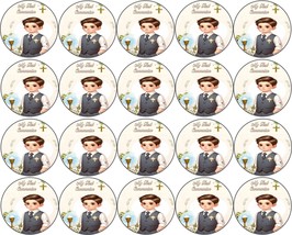 Sugar paper ( My first Communion ) 20 images 1.81&quot;  round. - £9.01 GBP