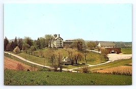 Postcard Panoramic View of New Windsor Maryland Brethren Service Center Church - £3.55 GBP