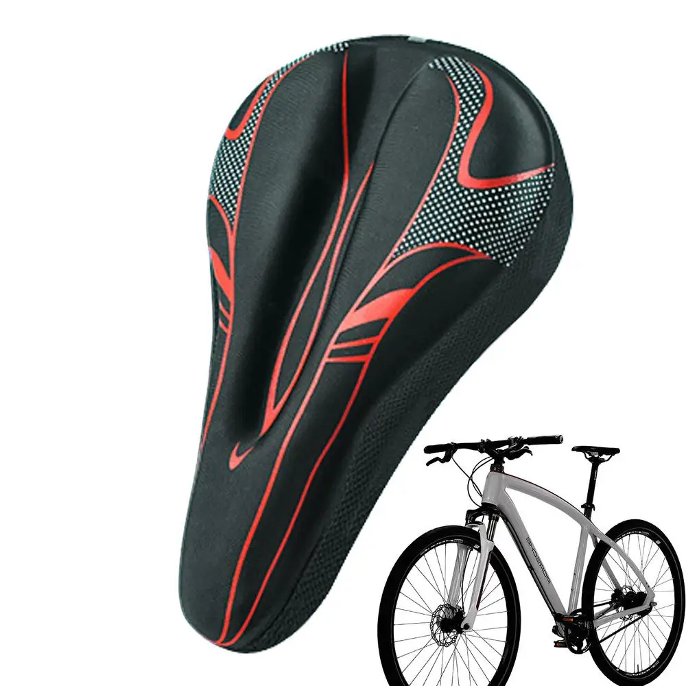 Bike Saddle Cover 3D  Gel Bicycle Seat Cushion  Soft Thickened Mountain Bike Sea - £58.47 GBP