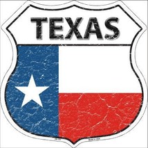 Texas State Flag Highway Shield Metal Sign HS-151 - $27.95