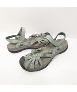 KEEN Rose Sandals Women 10M EU 40.5 Green Adjustable Straps Cushioned Hi... - $29.69