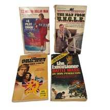Lot Of 4 1970s Spy Fiction / Suspense Paperback Novels Man From U.N.C.L.... - £9.30 GBP