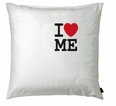 Creativando Amorproprio I Love Me Cotton Cushion White 60CM X 60CM - £33.58 GBP