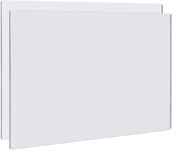 Shatterproof Acrylic Mirror Sheets, 17 X 11 In., 3 Mm, 2 Pack. - £25.31 GBP