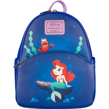 Little Mermaid (1989) Ariel &amp; Sebastian US Ex Mini Backpack - £75.21 GBP