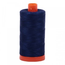 Aurifil Mako Cotton Thread Solid 50wt 1422yds Dark Navy - £15.94 GBP