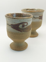 Vtg, His &amp; Hers, Olivia Lee {MOL} Art Pottery Dragon Design Goblets - $1,769.91 MXN