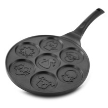 Megachef Fun Animal Design 10.5 Inch Nonstick Pancake Maker Pan With Cool Touc - £32.03 GBP