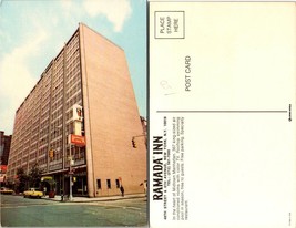 New York(NY) NYC Midtown Manhattan Ramada Inn 48th Street 8th Ave VTG Postcard - £7.51 GBP