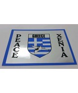 Peace Xenia Greece 4.5” x 3” Foil Sticker - £4.42 GBP