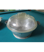 Guardian Service Ware HAMMERED Aluminum FOOTED Casserole Tureen W/COVER ... - £97.21 GBP