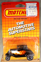 1987 Matchbox MB73 Automotive Superstars MODEL &#39;A&#39; HOT ROD Black w/5Arch... - $10.00