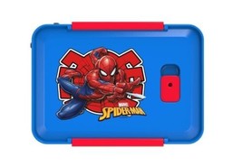 New Spider-Man Plastic 3-Section Seal Food Storage Container - Zak Designs - £9.82 GBP