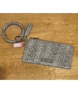 Simply Southern Collection Zip Banglewall Snake Wallet/Wristlet Silver N... - $34.71 CAD