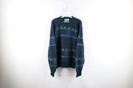 Vtg 90s Coogi Style Mens XL Ed Bassmaster Fair Isle Knit Cosby Dad Sweat... - £45.91 GBP