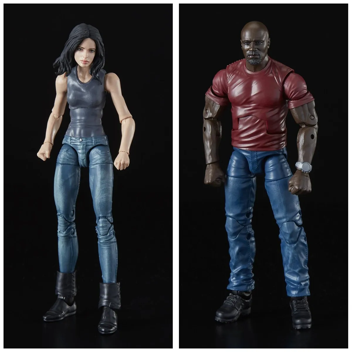 Marvel Legends SDCC Defenders Rail Authority Jessica Luke Cage 6&quot; TV Action - £49.29 GBP+