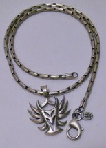 Bico Australia 18&quot; Rain Chain Necklace + Pendant Fire Bird Or Phoenix? - £26.33 GBP