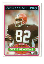 1980 Topps Football Ozzie Newsome #110 Cleveland Browns NFL Legend HOF Excellent - £1.33 GBP