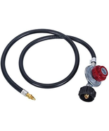 4FT 0-10PSI Adjustable High Pressure Propane Regulator Grill Connector w... - $41.94 CAD